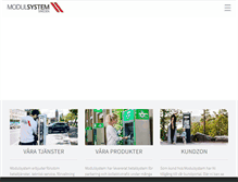 Tablet Screenshot of modulsystem.se
